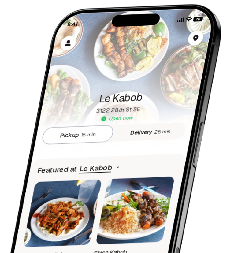 Le Kabob app preview