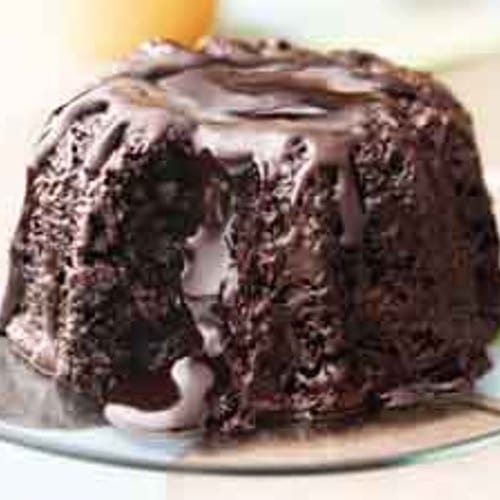 Volcano Chocolate Cake.
