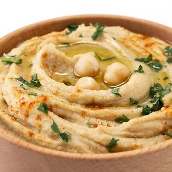 Hummus with Veggies.