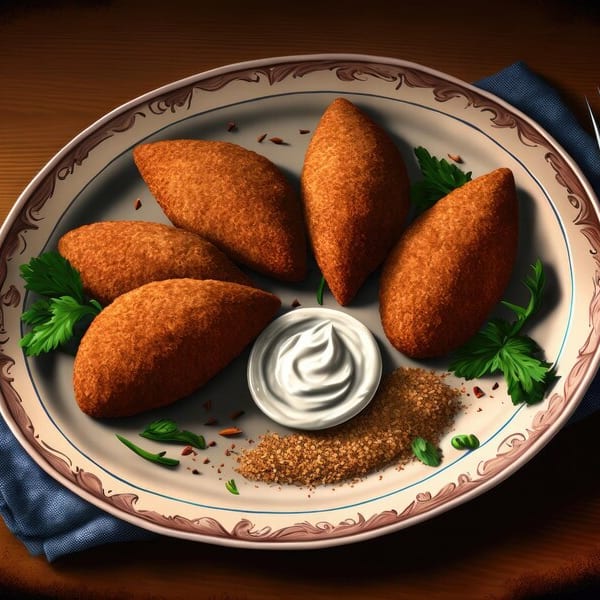 Fried Kibbeh.